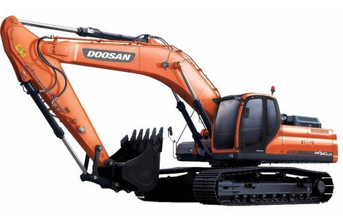 Manual De Serviço Escavadeira Doosan Dx340lca (inglês)