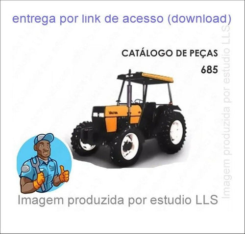 4 Catálogos Peças Tratores Valtra Valmet 685 785 885 985