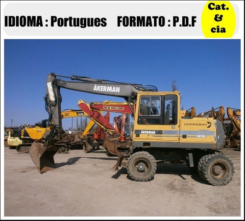 Catalogo De Pecas Escavadeiras Volvo - Ew150 Akerman -pt-br