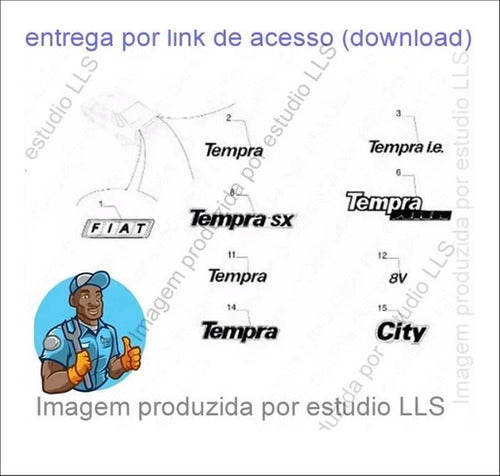 Catálogo Peças Fiat Tempra Sx 2.0 16v 4p 1997 - 1998