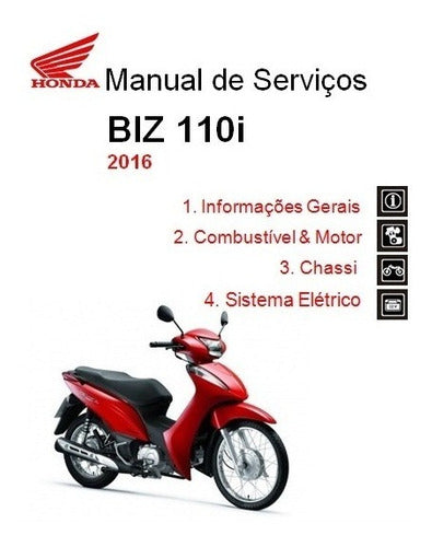 Manual De Serviços - Honda Biz 110i 2016/2017