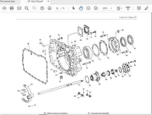 Manual Serviço Cambio Mercedes Zf 16 S130
