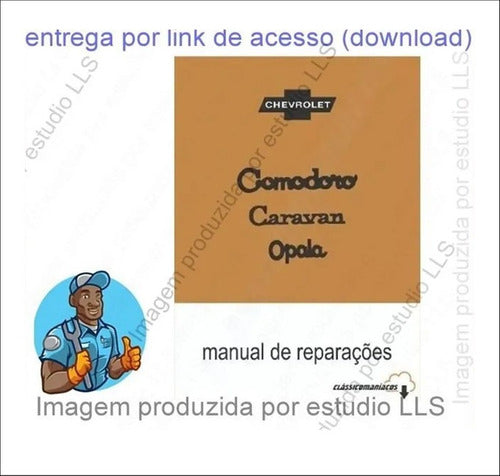 Manual Reparações Mecânica Oficina Serviço Gm Opala Ed 1