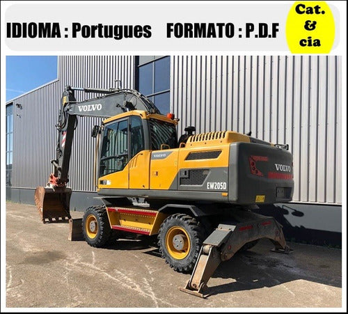 Catalogo De Pecas Escavadeiras Volvo - Ew205d - Pt-br