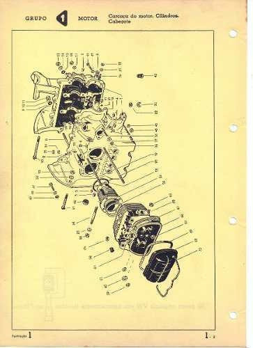 Catálogo Peças Volkswagen Fusca 1200 1300 1500 1961 - 1971