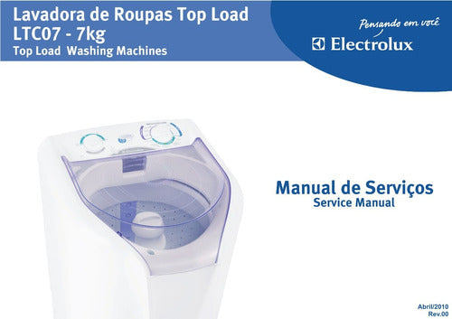 Manual De Serviço Lavadora Electrolux Ltc07 -