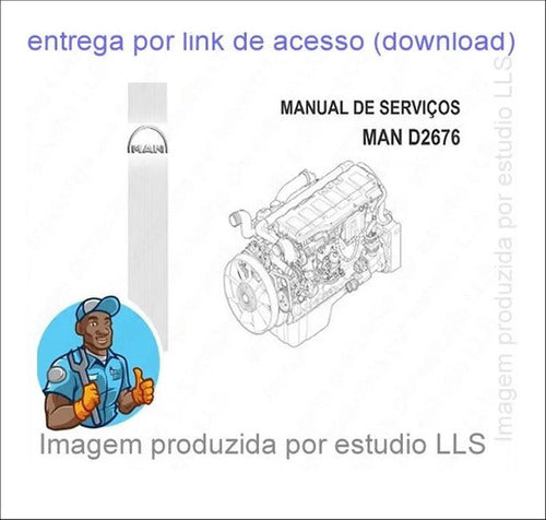 Manual Reparações Serviço Oficina Motor Vw Man Tgx D2676