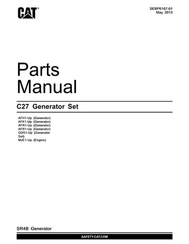 Catálogo De Peças Gerador C27 Caterpillar -