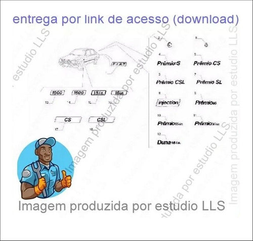 Catálogo Peças Fiat Prêmio S Ie Cs Csl Sl 1985 - 1995
