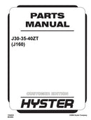 Manual De Pecas Empilhadeira Hyster J30/35/40zt(j160) Pg268