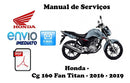 Manual De Serviços Cg160 Fan Edsi / Titan Ex 2016 À 2019