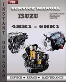 Manual De Servico Motor Isuzu 4hk1 E 6hk1 Js200