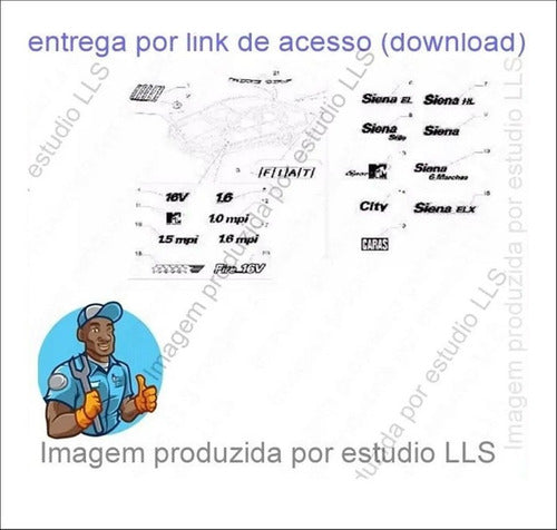 Catálogo Peças Fiat Palio Week Primeira Geração 1997 - 2