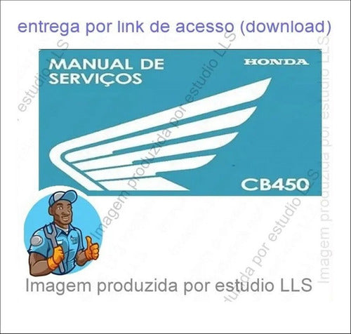 Manual Oficina Serviço Catálogo Peças Honda Cb 450 1983