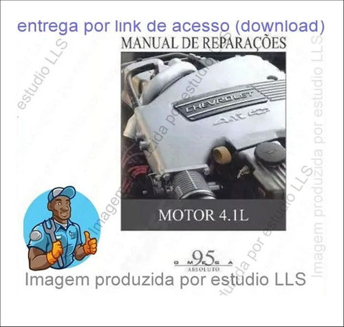 Manual Serviços Motor Gm Chevrolet  4.1 Omega Ed. 1995
