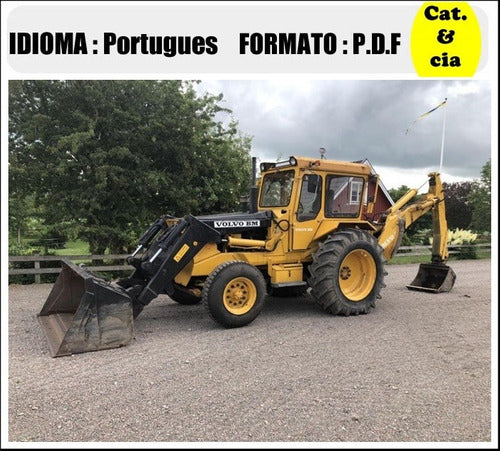 Catalogo De Pecas Retroescavadeira Volvo - 616b - Bm - (em P