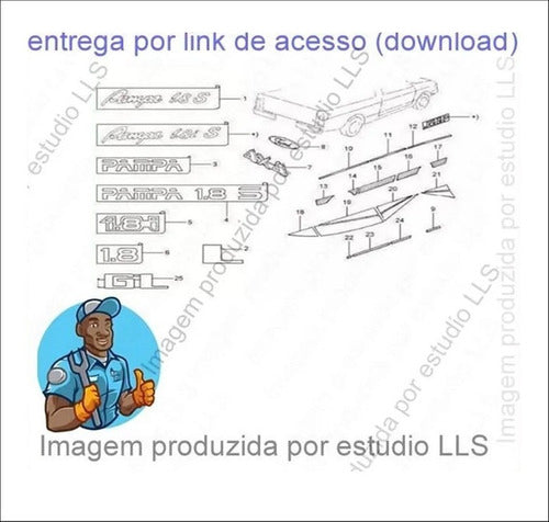 Catálogo Peças Ford Pampa 4x4 Jeep 1993 - 1997