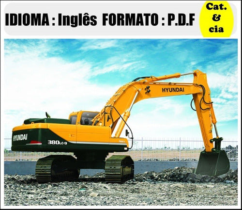 Catalogo De Pecas Escavadeira Hyundai - R380lc-9 - (ingles)