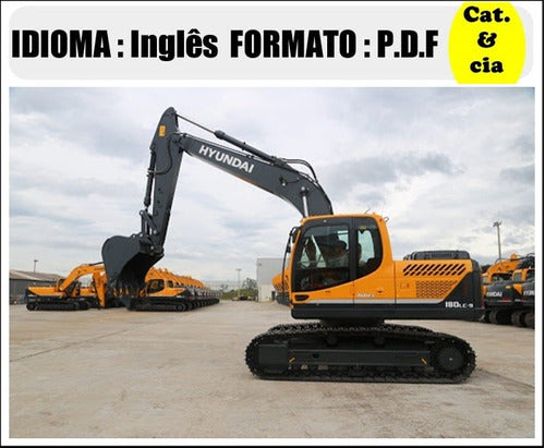 Catalogo De Pecas Escavadeira Hyundai - R180lc-9 - (ingles)