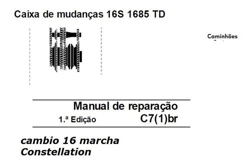 Manual Serviço Cambio Const 31-330 Zf 16s