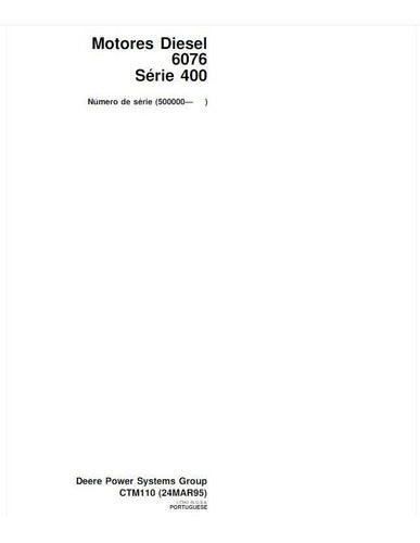 Manual De Serviço Motores Diesel 6076 Série 400