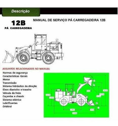 Manual De Serviço Pá Carregadeira New Holland 12b