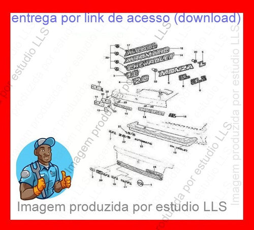 Manual Reparações Catalogo Peças Esq. Elétrico Gm Monza