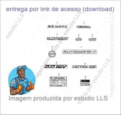 Catálogo Peças Gm Chevrolet Vectra Cd Gls Gsi 1994 - 1996