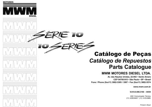 Catálogo De Peças Motor Mwm Série 10 -