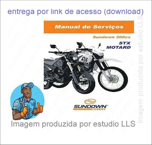 Manual Serviço Oficina Mecânica Sundown 200 Stx Motard