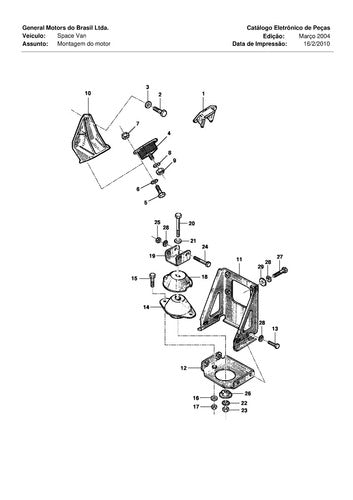 Catálogo De Peças - Space Van Chevrolet
