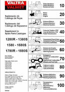 Catalogo De Peças Valtra/valmet 1280r 1380s 1580 1680s 1780r
