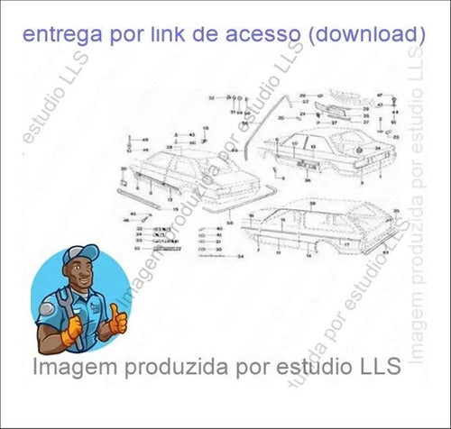 Catálogo Peças Volkswagen Vw Voyage Quadrado 1981 - 1996