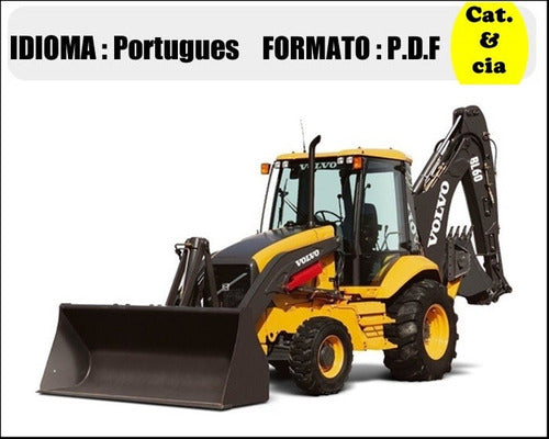 Catalogo De Pecas Retroescavadeiras Volvo - Bl60 - Pt-br