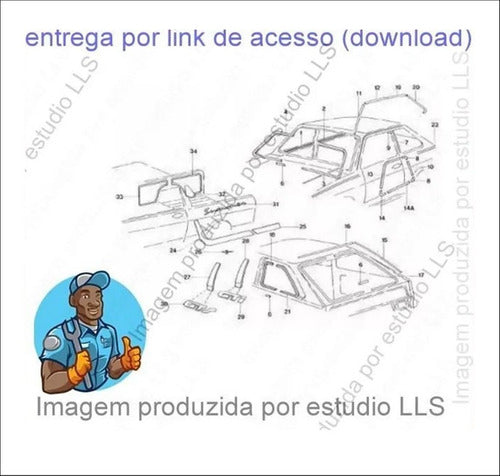 Catálogo Peças Volkswagen Vw Saveiro Quadrada 1982 - 1997
