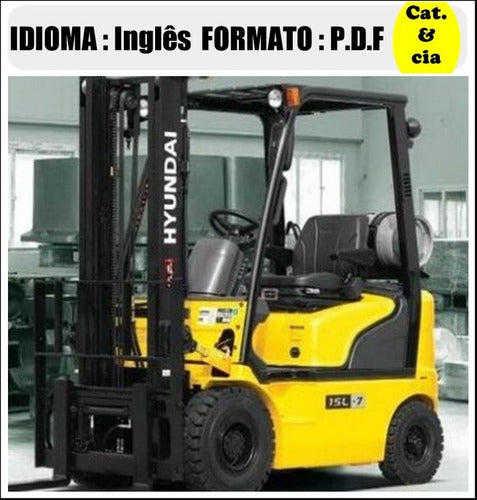 Catalogo De Pecas Empilhadeira Hyundai - 15lc/18lc/20lca-7 -
