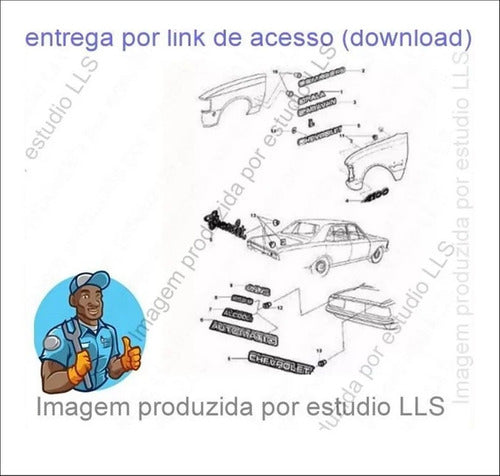 Catálogo Peças Opala Diplomata Comodoro Caravan 1968 - 199