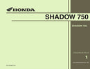Shadow 750 - Catálogo De Peças Honda -