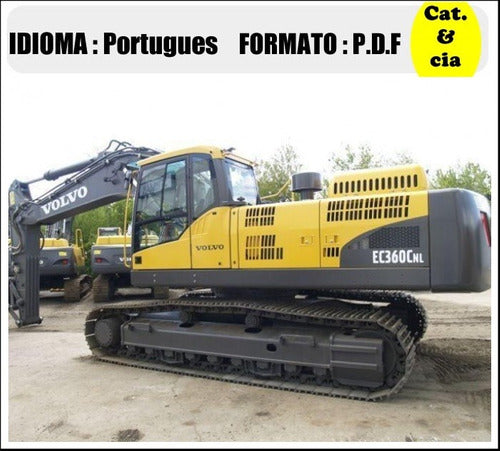 Catalogo De Pecas Escavadeiras Volvo - Ec360c Nl - Pt-br