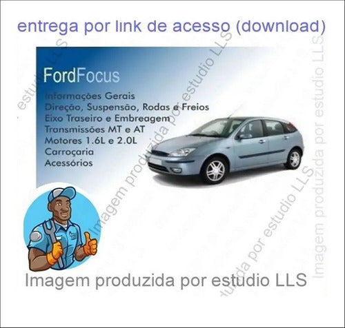 Manual Reparação Serviço Ford Focus 1.6l 2.0l 2002 - 2008