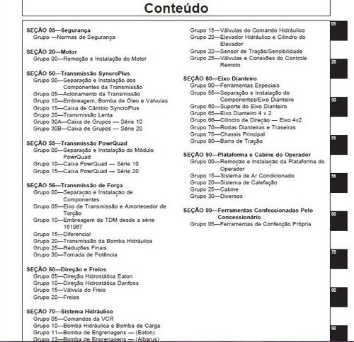 Manual Técnico Tratores 6300, 6400, 6405, 6600 E 6605