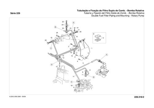Mwm Catálogo De Peças Motor D229 -