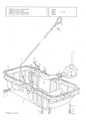 Perkins Catálogo De Peças Motor 6354 -