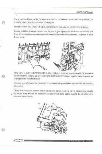 Manual Treinamento Serviços Motor Gm Opala 4 6 Cilindros