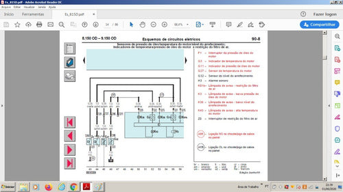 Diagrama Esquema Eletrico Vw 8-150 9-150 Od