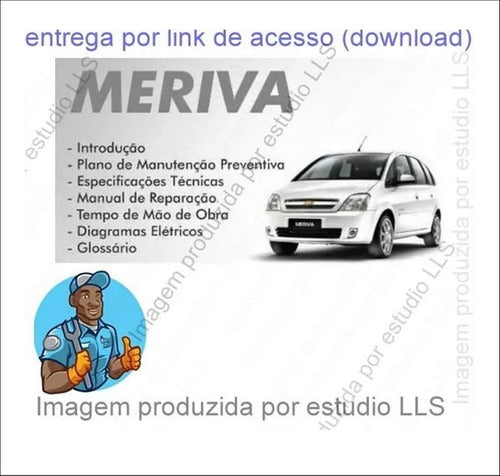Manual Reparações Serviço Chevrolet Meriva 8ª Ed 2009