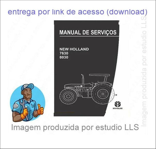 Manual Reparações Oficina Serviço New Holland 7630 8030