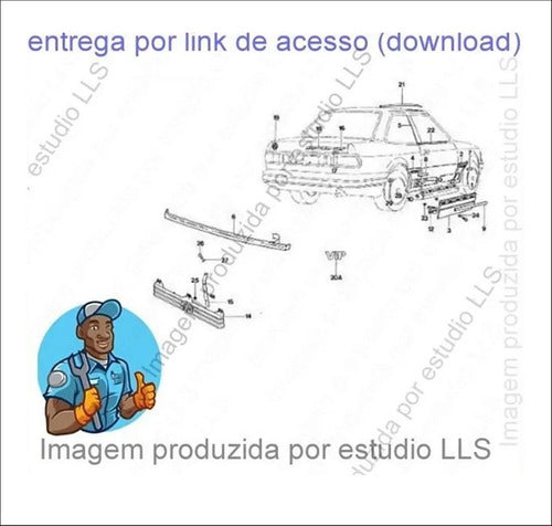 Catálogo Peças Vw Apolo 1.8 Gl Gls 1990 - 1992