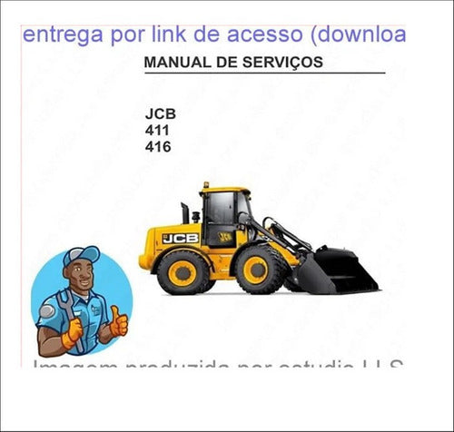 Manual Serviço Oficina Pá Carregadeira Jcb 411 416