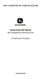 Catálogo De Peças John Deere 3520 Colhedora De Cana Açúcar